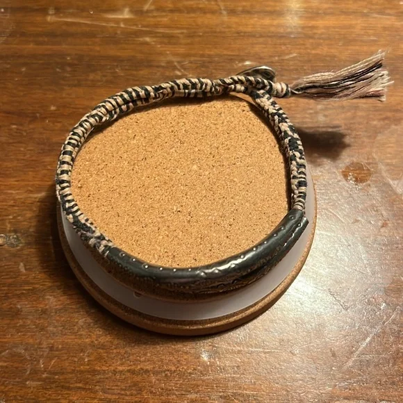 Chan Luu Braided Bracelet with Button Clasp - Picture 3 of 5